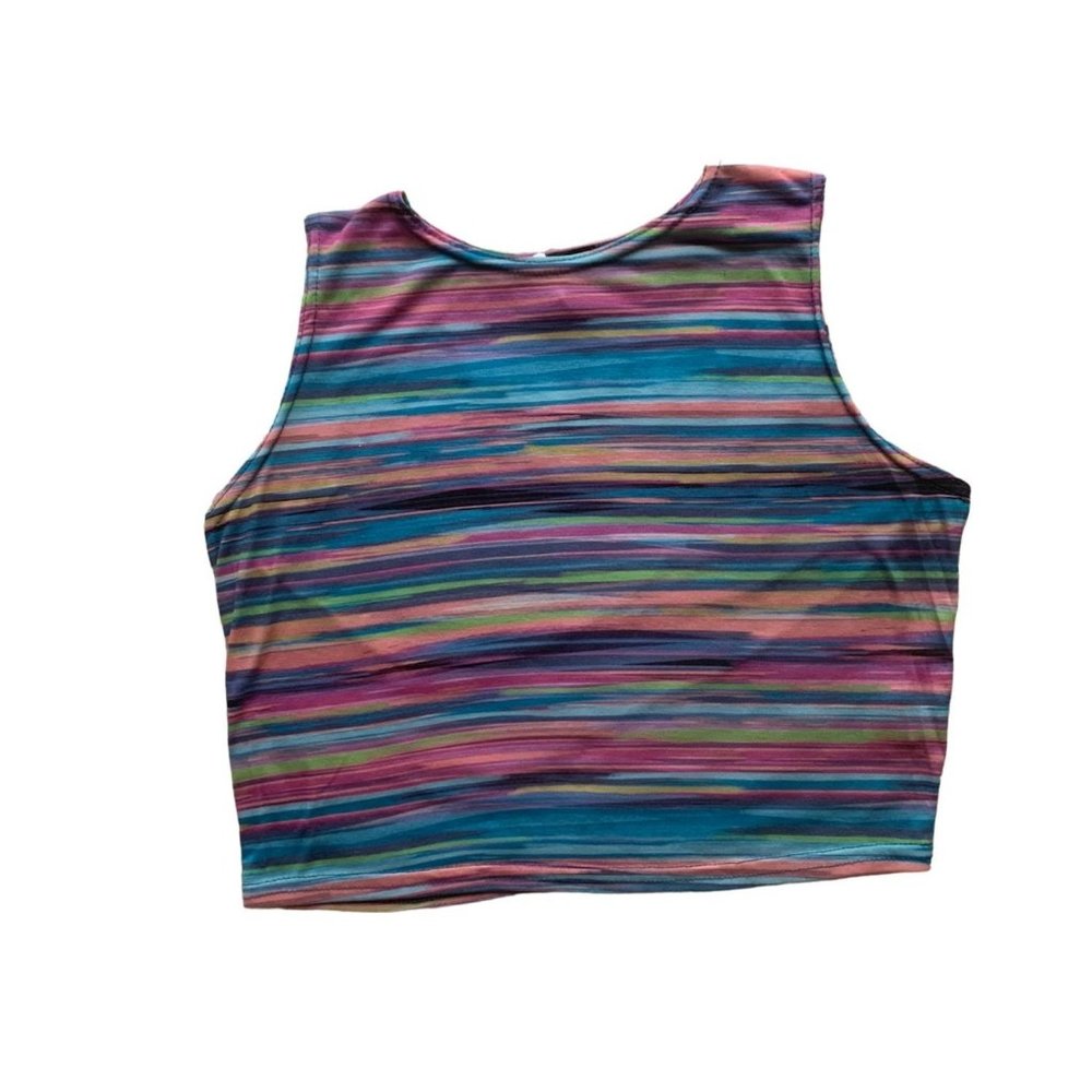 BooHoo Funky Crop Top Size 8
